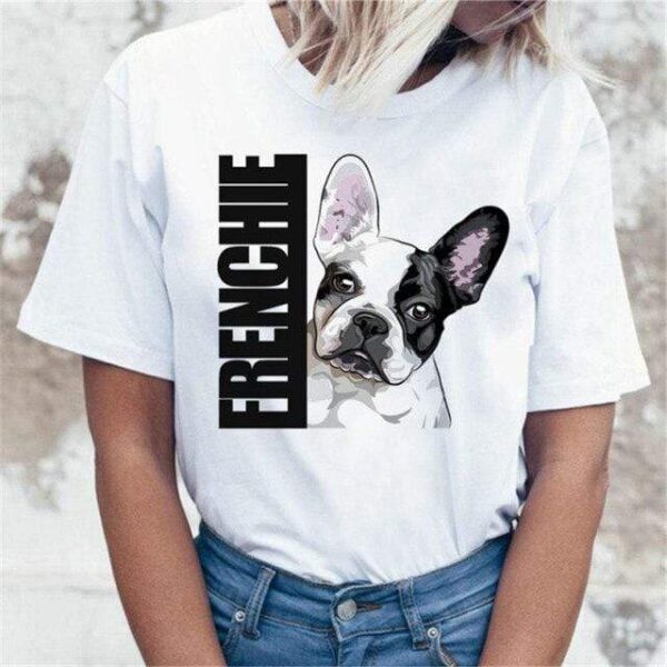 Frenchie World Shop 21-12 / S / China Woman Funny Frenchie T-Shirts