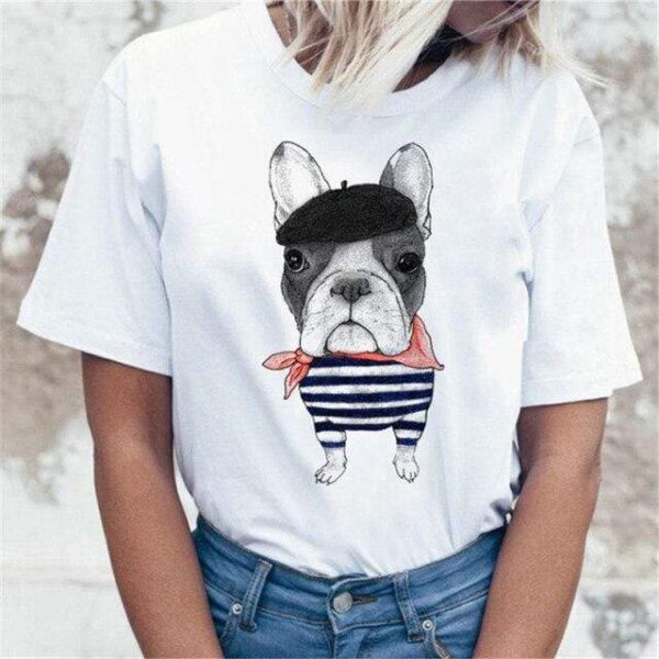 Frenchie World Shop 21-13 / S / China Woman Funny Frenchie T-Shirts