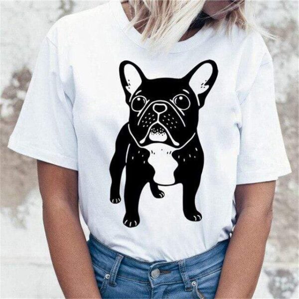 Frenchie World Shop 21-14 / S / China Woman Funny Frenchie T-Shirts