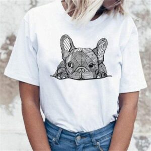Frenchie World Shop 21-4 / S / China Woman Funny Frenchie T-Shirts