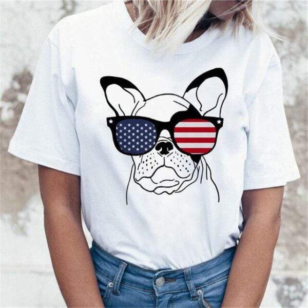 Frenchie World Shop 21-5 / S / China Woman Funny Frenchie T-Shirts