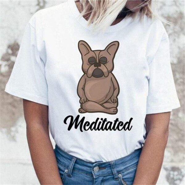Frenchie World Shop 21-7 / S / China Woman Funny Frenchie T-Shirts