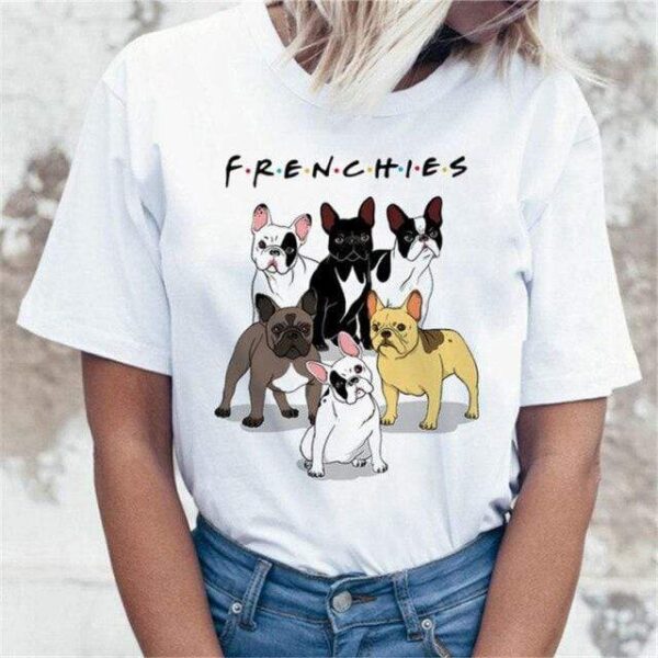 Frenchie World Shop 21-8 / XXL / China Woman Funny Frenchie T-Shirts