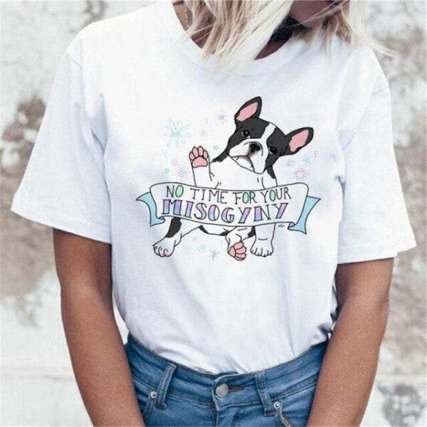 Frenchie World Shop 21-9 / S / China Woman Funny Frenchie T-Shirts