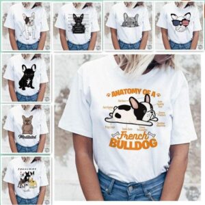 Frenchie World Shop Woman Funny Frenchie T-Shirts
