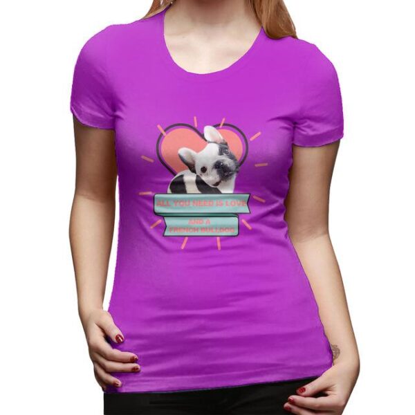 Frenchie World Shop Lavender / L You Need a Frenchie Woman T-shirt