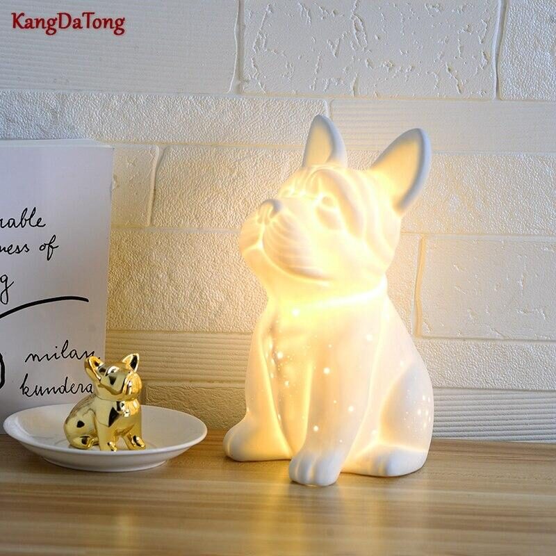 French bulldog Christmas decoration lamp